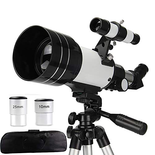 Telescopio Astronómico Refractor HD 70mm con Tripié Ajustable miniatura 1