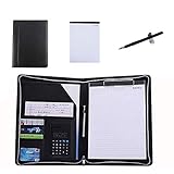 Esta carpeta de conferencias A4 puede sostener con la mano, o pone en una mochila. La carpeta incluye calculadora solar, bolígrafo, cuaderno A4.