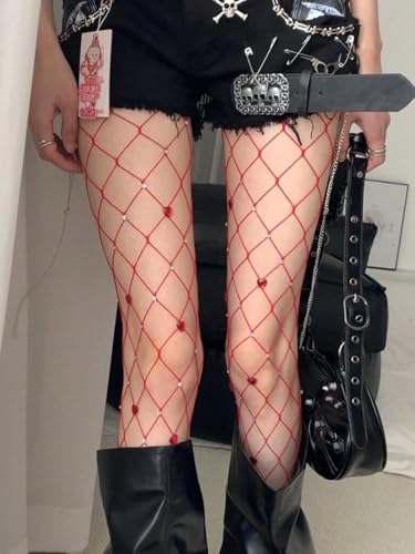 Image of SHENHE Women's Patterned Fishnet Tights High Waist Pantyhose Floral Stockings