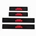Produktbild NTUOO 4Pcs Auto Schwellen Aufkleber Kohlefaser Einstiegsleisten, für Jeep Wrangler Compass Renegade Rubicon TrailHawk Türschweller Stoßstangen Trittbrett Kratzer Lackschutzfolie, Car Styling Zubehör