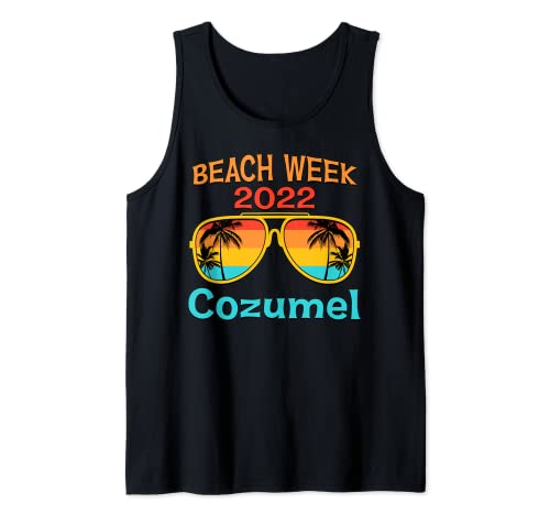 Cozumel Spring Break Beach Week 2022 Vacation Family Match Tank Top