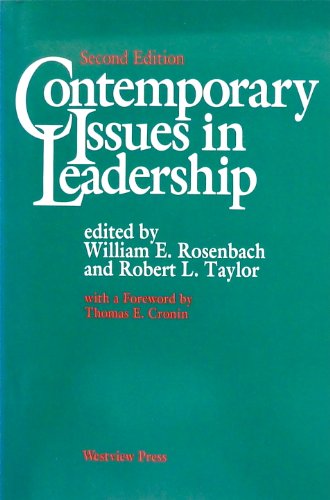 Contemporary Issues In Leadership