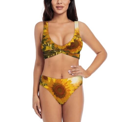 Maillot de bain deux pièces réglable pour éviter les marques de bronzage bikini femme