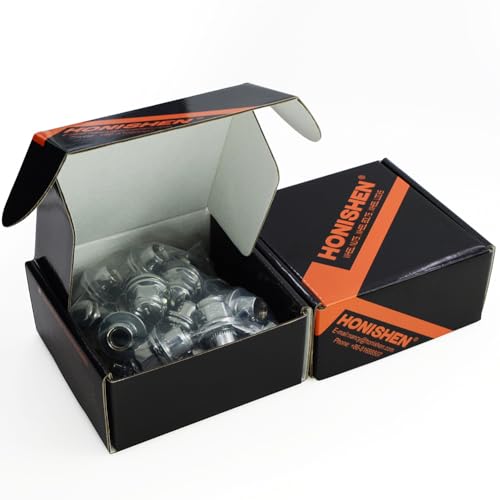 Image of Set of 20 12x1.5 Mag OEM Factory Washer Style 1.47 inch Chrome Lug Nuts for Toyota Tacoma 4 Runner SR5 Pre-Runner TRD Off-Road Limited OEM Replacement (20pcs, 6 Grade)