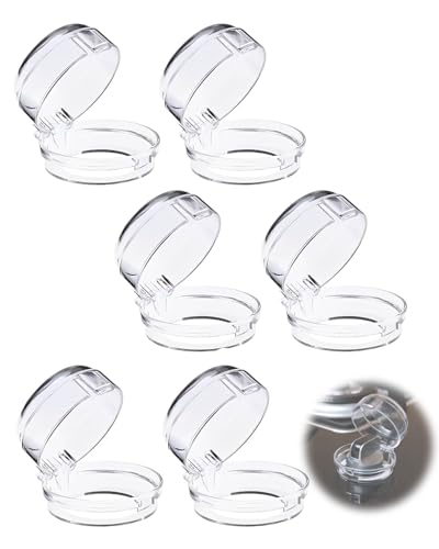 6 x serrature di sicurezza per piano cottura, protezione, nessuna manopola da rimuovere, copertura per manopole del piano cottura, diametro massimo 4,9 cm manopole del piano cottura