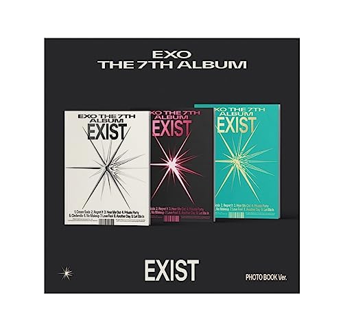 EXO - EXIST [Photo Book Ver.] 7th Album+Folded Poster (X ver, 1 Folded Poster) by Genie Music - Used condition - US$28.33