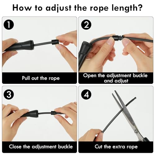 flintronic Speed Jumping Rope, Comba de Saltar de Longitud Ajustable con Mango Antideslizante, Sistema de Doble Rodamiento, Ideal para Fitness, Boxeo, Crossfit y Otros Deportes - Imagen 6