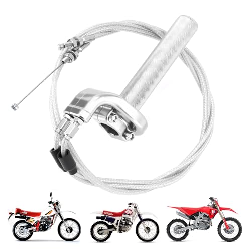 Poignée d'accélérateur double push-pull moto pour résoudre le blocage des gaz