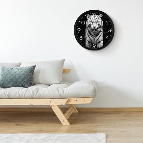 Petite horloge numérique classique ronde de 25,4 cm idéale pour embellir votre cuisine - 5
