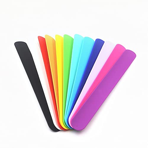 Brazalete LED Correa de Brazo de Tobillo Reflectante Correa Visible Bicicleta Deportiva Blanco Pulsera de cinturón con cinturón de tensión Bofetada Hebilla (12 Piezas) Luces de Marcha