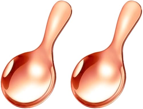 Miniatura 8 de Mini cucharas de acero inoxidable para postres, pequeñas cucharas lindas de metal para grito de hielo, café, cuchara de azúcar, sal, mermelada,