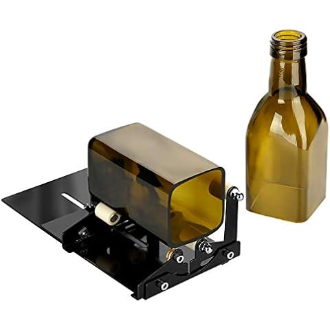 Glass Bottle Cutter, Fixm Square & Round Bottle Cutting Machine, Wine Bottles and Beer Bottles Cutter Tool with Accessories Tool Kit（Upgrade Version） Cover