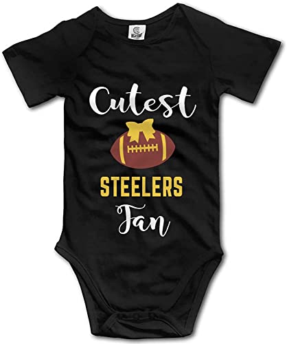 Baby Boy Girl Clothes Cutest Steelers Fan Newborn Organic Bodysuit