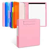 JoyCat 3 Ring Binder Clipboard with Storage,12.4