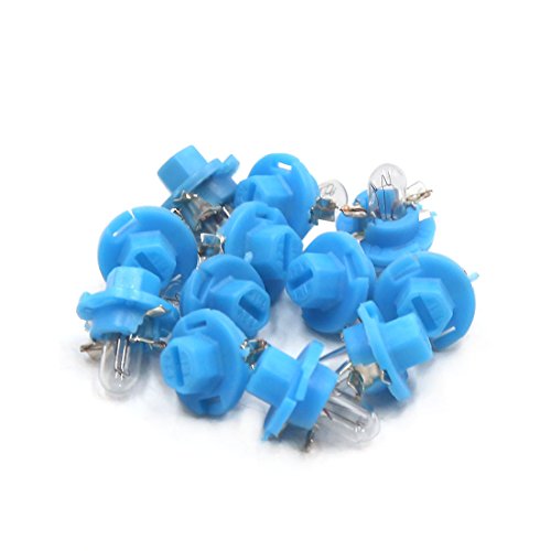 Uxcell 12 luces LED B8.4 amarillo para tablero 12V miniatura 1
