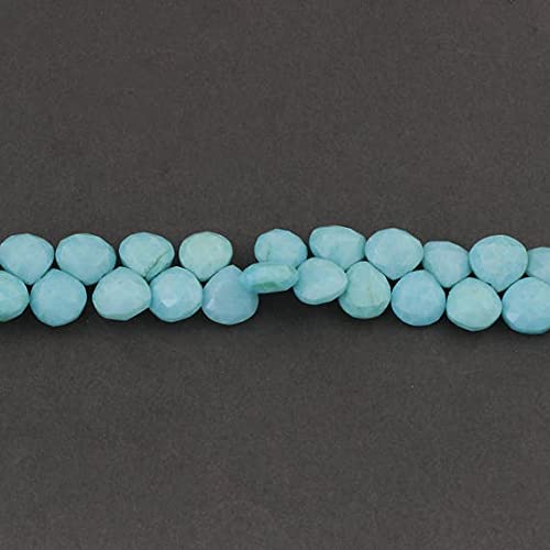 Opale bleue du Pérou briolettes facettées LKBEADS pour haute bijouterie