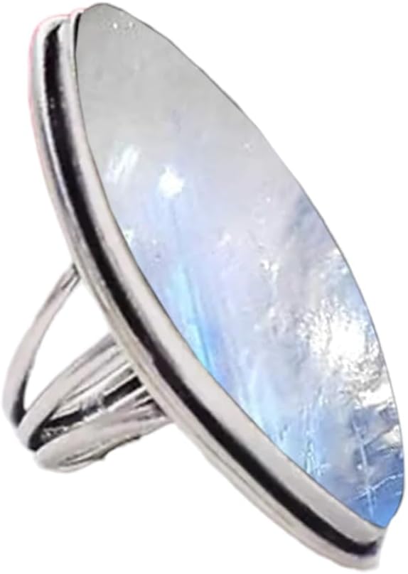 Watermelon Tourmaline Quartz Ring Overlay Silver Handmade Marquise Shape Simple Statement Ring For Women