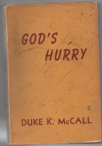 God's hurry B0007E8VIW Book Cover
