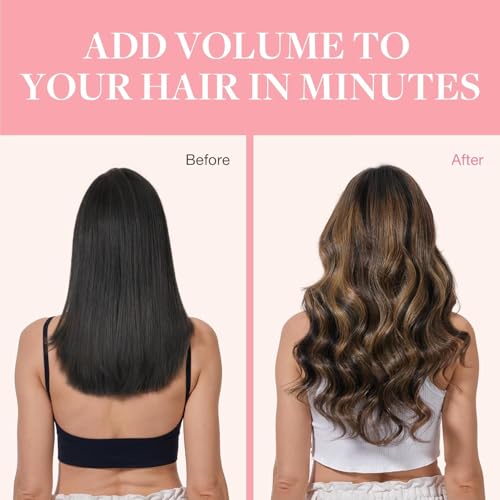 Image of GOO GOO Clip in Hair Extensions Real Human Hair Balayage Remy Extensions