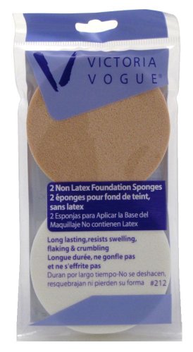 Victoria Vogue Non-latex 2's Foundation Sponge (Round) (Case of 6)