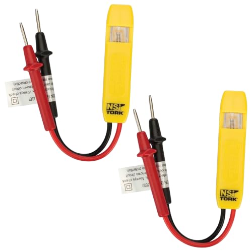 NSi Industries TES-111 Twin Probe Voltage Tester, 80-250 VAC,Neon (Pack of 2)