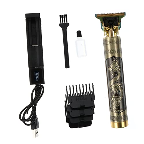 FOMIYES Rechargable Home Haircut Kit Trimmer Set Barber Cutting Tool Beard Trimmer Carving Pattern