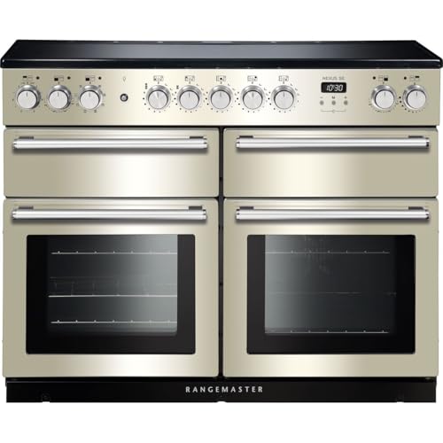 Rangemaster NEXSE110EIIV/C Freestanding A/A Rated Electric Range Cooker -Ivory / Chrome