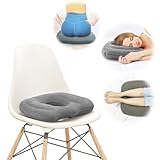 Nisone - Cojín hinchable con forma de donut para una comodidad óptima. Ideal para el cócix, la próstata, la ciática, las úlceras por presión, el embarazo posparto, el dolor posquirúrgico.