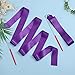KINBOM 2pcs Dance Ribbons, 78.7 Inch Long Twirling Dancing Ribbon Gymnastics Ribbon Streamers for Kids Artistic Dancing Training Party, with Ribbon Dancer Wand (Purple)