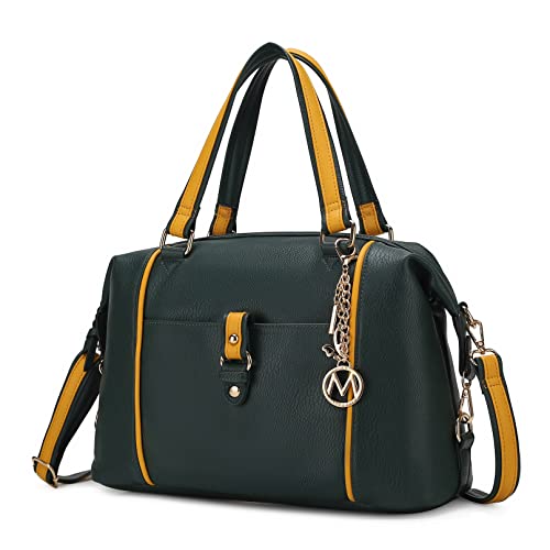 Bolsa leve com opala Mia K. Collection da Mia K., Green-yellow Opal, Large