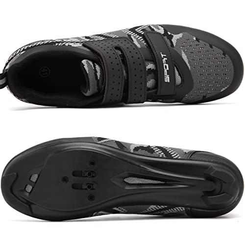 Unisex Cycling Shoes Compatible with Peloton Indoor Riding Road Bicycle with Delta Cleats Outdoor Pedal Bike Shoes3