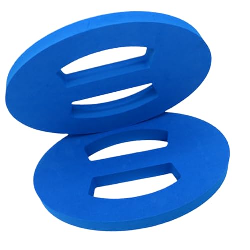 Pesas de agua para ejercicio de piscina, 2 discos de mano, equipo de entrenamiento de natación para principiantes, equipo aeróbico acuático ligero, juego de fitness para entrenamiento de resistencia y