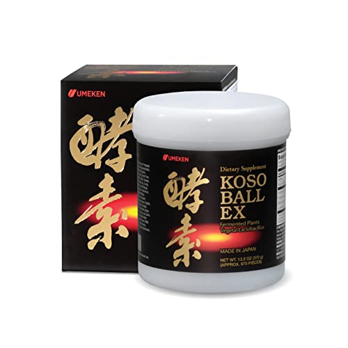 Umeken Koso Ball Ex - Enzymes From Vegetables, Fruit, And Herbs, Dietary Supplement, Small Ball Form, 13.2 Ounce Bottle (Pack Of 1) #TOP4