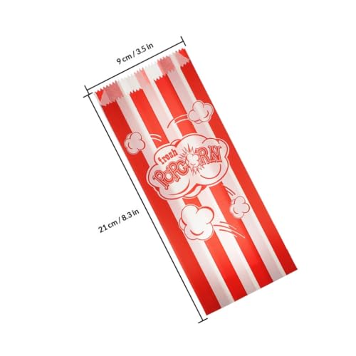 Pop corn papier pour cinéma à la maison, sachet portable UKCOCO étanche à l'huile - 2