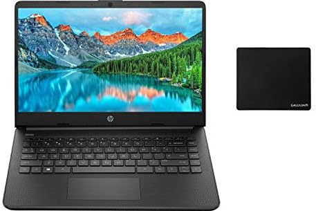 Newest HP 14" HD Business and Student Laptop, AMD Dual-Core Athlon Silver 3050U up to 3.2GHz, 8GB DDR4 RAM, 128GB SSD, WiFi, Webcam, HDMI, Bluetooth, Windows 10 with GalliumPi Accessories