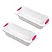 HOTOOLME 2 stampi per pane, in silicone, facili da sformare, antiaderenti, per torte, pane, toast