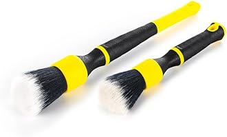 Detail Factory - TriGrip Ultra-Soft Detailing Brush Set - Scratch-Free Cleaning for Exterior, Interior Panels, Emblems, Badges, Gauges, Infotainment Screen - Live Wire