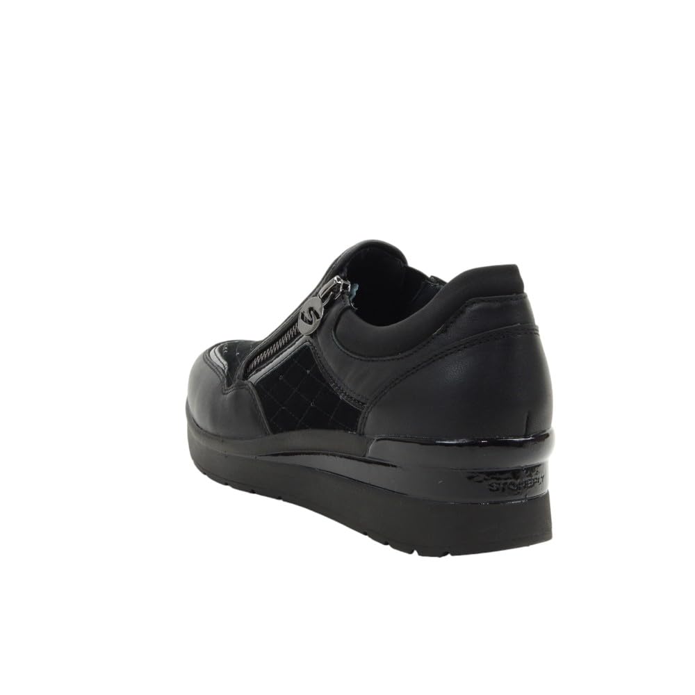 Scarpa Casual Camoscio con zeppa in Gomma - 222959 per: Donna