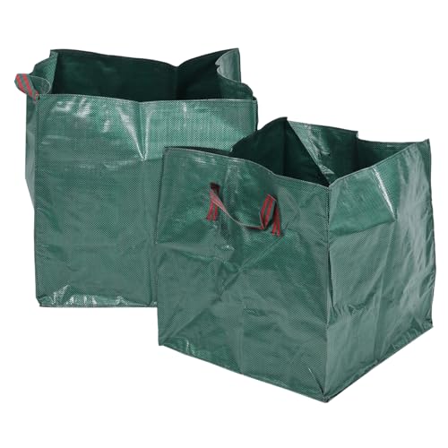 2 Piezas Bolsa de Jardín para Recolección Residuos Práctico de Almacenamiento para Limpieza Exterior y Recogida