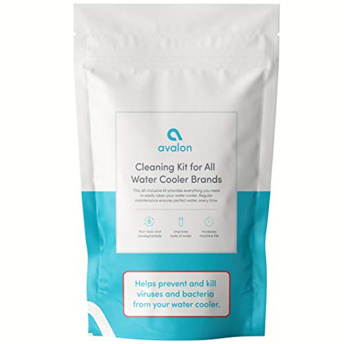 avalon all-inclusive cleaning kit for all branded water coolers removes mineral buildup and limescale