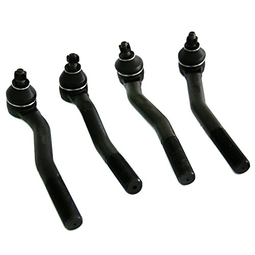 Motorman 4 Pcs (1) Es3472+(1) Es3473+(1) Es3474+(1) Es3475 Front Steering Set - Inner And Outer Tie Rod Ends For 1999-2004 Jeep Grand Cherokee #TOP2