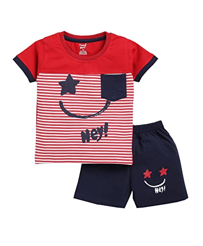 Image of Toonyport Casual Wear Clothing Sets for Kids | T-Shirt and Half Pant Set | Best Combo Outfits for Kids | Age 6 Months to 6 Years