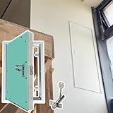 【 Porte de révision à ouverture à 160° 】 Notre panneau d'accès de plomberie peut être ouvert jusqu'à 160 degrés. Cela élimine tout obstacle ou inconfort lors du travail dans la zone. Vous pouvez accéder rapidement à la zone souhaitée pour toute réparation sans retirer la porte d'inspection