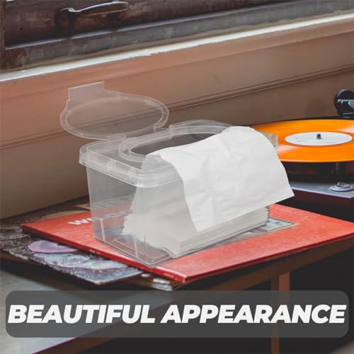 Boîte à lingettes étanche et réutilisable avec ouverture facile d'une main