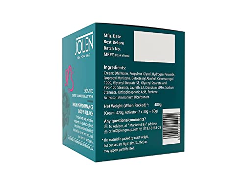 Verem New York High Performance Body Bleach, 480Gm #TOP4