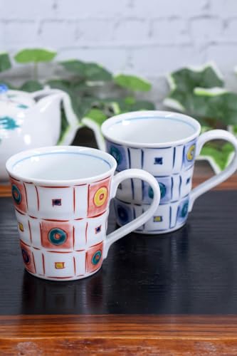 和座の蔵 おしゃれ コーヒーマグ 九谷焼 マグカップ ペア セット 石畳 陶器 高級 ブランド 食器 日本製 結婚祝い 還暦祝い 古希祝い 喜寿祝い 母の日 父の日 敬老の日 プレゼント ギフト
