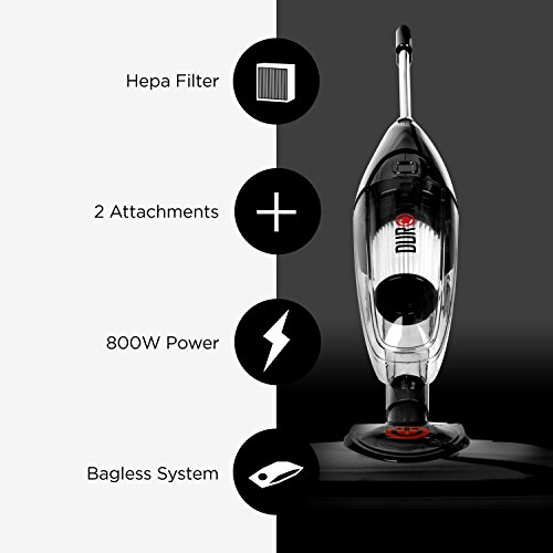 Duronic NEW VC7 Upright Stick Vacuum Cleaner Hand Held Corded HEPA