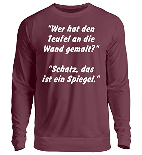 Pull Teufelsweib rouge en taille L pour rester au chaud avec style