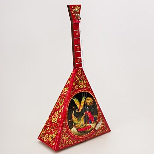 Balalaika Music Box 'Firebird' Red