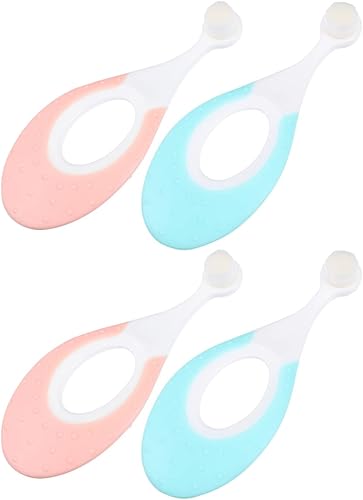 Miniatura 7 de Healifty Cepillo de dientes para niños Cepillo de dientes para bebés de 6 a 12 meses Cepillos de dientes eléctricos para niños Cepillo de dientes